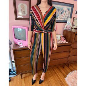 Express Women's Stripe Jumpsuit